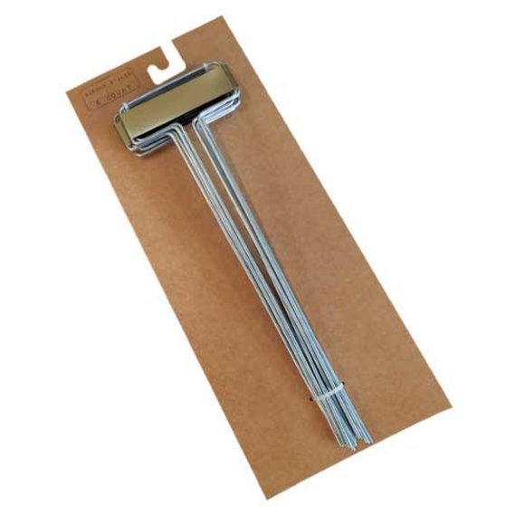 Pack of 6 Metal Garden Stakes - Picture 1 of 1